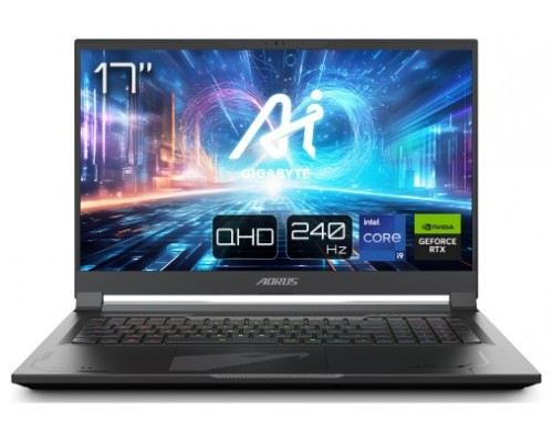 PORTATIL GIGABYTE AORUS 17X AZF-D5ES665SH I9 13980HX 4070 32GB 2TB 17" W11H