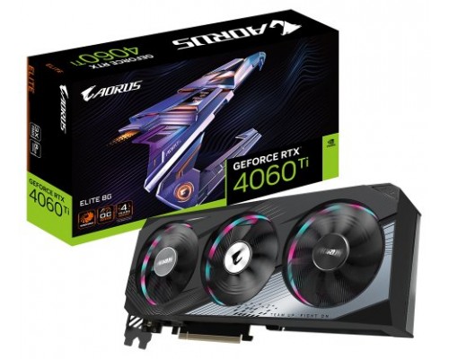 TARJETA GRAFICA GIGABYTE RTX 4060 TI AORUS E 8GB