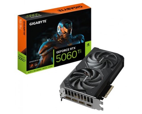 TARJETA GRAFICA GIGABYTE RTX 5060 TI WINDFORCE OC 8GB GDDR7