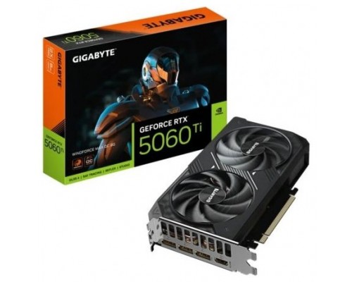 TARJETA GRAFICA GIGABYTE RTX 5060 TI 8GB GDDR7