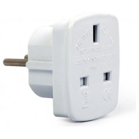 ADAPTADOR ALIMENTACION GEMBIRD CA PARA UK A SCHUKO UE 7.5A