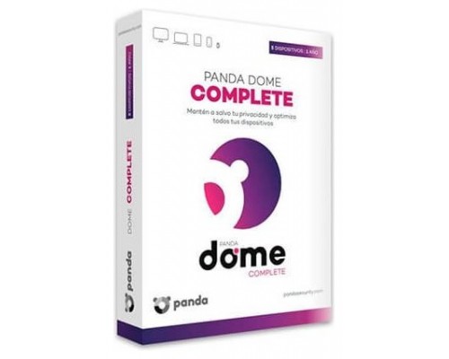 ANTIVIRUS PANDA DOME COMPLETE 5 LICENCIAS 1 AÑO