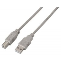 CABLE AISENS USB 2.0 IMPRESORA TIPO A M-B M BEIGE 1.0M