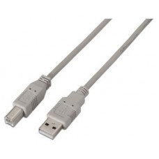 CABLE AISENS USB 2.0 IMPRESORA TIPO A M-B M BEIGE 1.0M