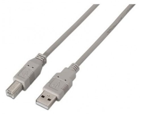 CABLE AISENS USB 2.0 IMPRESORA TIPO A M-B M BEIGE 1.0M