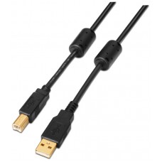 CABLE AISENS USB 2.0 IMPRESORA ALTA CALIDAD FERRITA A/M-B/M 2.0M