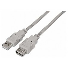 CABLE AISENS USB 2.0 TIPO A/M-A/H BEIGE 1.8M