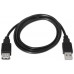 CABLE AISENS USB 2.0 TIPO A M-A H NEGRO 1.0M