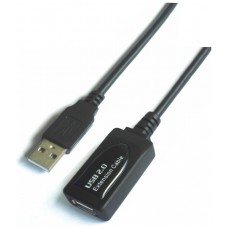 CABLE AISENS USB 2.0 PROLONGADOR AMPLIFICADOR A/M-A/H 5.0M NEGRO