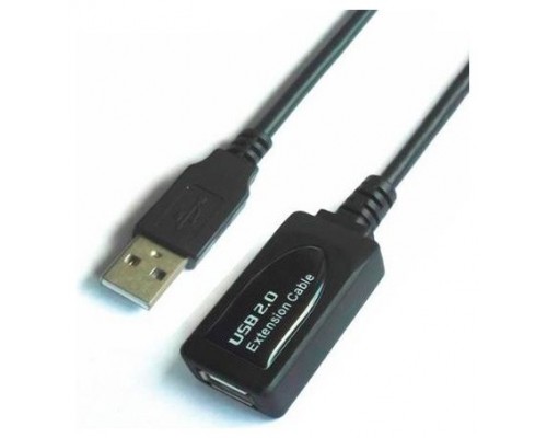 CABLE AISENS USB 2.0 PROLONGADOR AMPLIFICADOR A/M-A/H 15M NEGRO