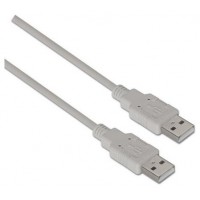 CABLE AISENS USB 2.0 TIPO A/M-A/M BEIGE 1.0M