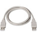 CABLE AISENS USB 2.0 TIPO A/M-A/M BEIGE 1.0M
