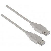 CABLE AISENS USB 2.0 TIPO A/M-A/M BEIGE 2.0M