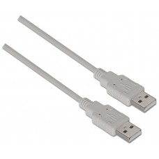 CABLE AISENS USB 2.0 TIPO A/M-A/M BEIGE 2.0M