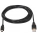 CABLE AISENS USB 2.0 TIPO A/M-MINI B/M NEGRO 0.5M