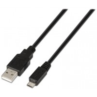 Aisens Cable USB 2.0 tipo A/M-Micro B/M negro 1.8m