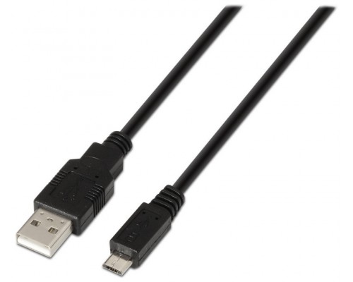 Aisens Cable USB 2.0 tipo A/M-Micro B/M negro 1.8m