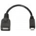 CABLE AISENS USB 2.0 OTG TIPO MICRO B/M-A/H NEGRO 15CM