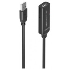 CABLE AISENS USB 2.0 PROLONGADOR AMPLIFICADOR A/M-A/H NEGRO 5.0M