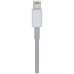 CABLE AISENS USB 2.0 LIGHTNING/M-USB-C/M PD BLANCO 20CM