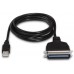 CONVERSOR AISENS USB IMPRESORA A/M-CN36(IEEE1284)/M NEGRO 1.5M