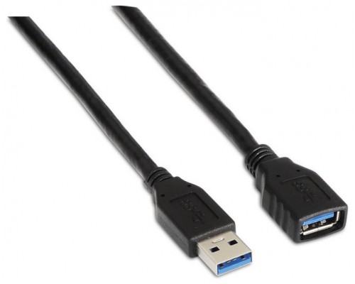 CABLE USB 3.0 AISENS TIPO A M-A H NEGRO 2.0M