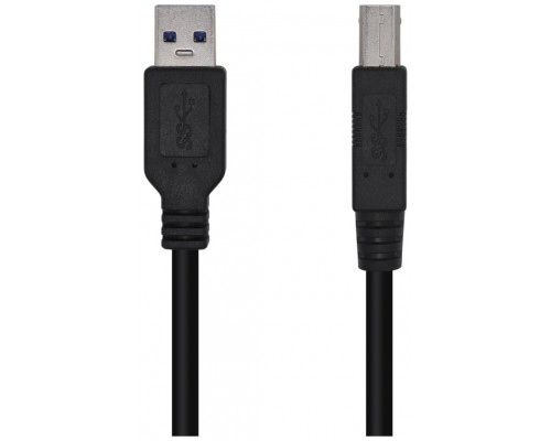 CABLE AISENS USB 3.0 IMPRESORA TIPO A/M-B/M NEGRO 2.0M