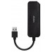 HUB AISENS USB 3.0 TIPO A/M-4XTIPO A/H NEGRO 15CM