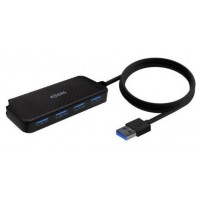 HUB AISENS USB 3.0 TIPO A/M-4XTIPO A/H NEGRO 60CM