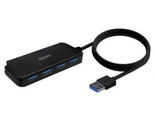 HUB AISENS USB 3.0 TIPO A/M-4XTIPO A/H NEGRO 60CM