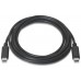 AISENS CABLE USB 2.0 3A TIPO USB-C M-USB-C M NEGRO 0.5M