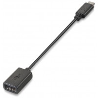 CABLE AISENS USB 2.0 3A TIPO USB-C M-A H NEGRO 15CM