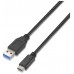 CABLE AISENS USB 3.1 GEN2 10GBPS 3A TIPO USB-C M-A M NEGRO 1.0M