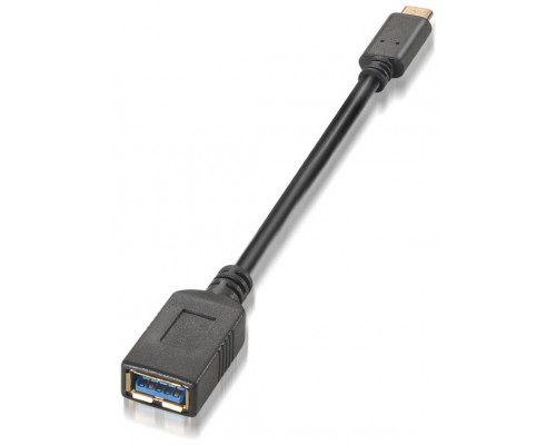 CABLE AISENS USB 3.1 GEN1 5GBPS 3A TIPO USB-C/M-A/H 15CM NEGRO