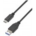 Aisens Cable USB 3.1 Gen2 10G3A C/M-A/M Negro 1.5M