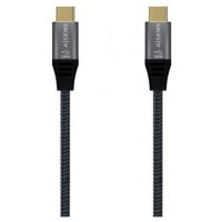 CABLE AISENS USB 2.0 ALUMINIO 5A 100W E-MARK USB-C 1.0M