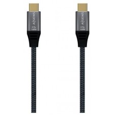 CABLE AISENS USB 2.0 ALUMINIO 5A 100W E-MARK USB-C 1.0M