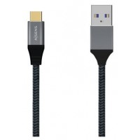 CABLE AISENS USB 3.1 GEN2 ALUMINIO 10GBPS 3A USB-C/M-A/M 0.5M