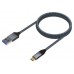 CABLE AISENS USB 3.1 GEN2 ALUMINIO 10GBPS 3A USB-C/M-A/M 0.5M