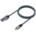 CABLE AISENS USB 3.1 GEN2 ALUMINIO 10GBPS 3A USB-C/M-A/M 0.5M