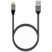 CABLE AISENS USB 3.1 GEN2 ALUMINIO 10GBPS 3A USB-C/M-A/M 0.5M