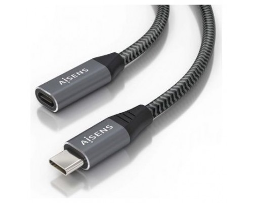 CABLE AISENS USB 3.2 GEN2X2 ALU 20GBPS 8K30 5A 100W USB-C M/H 2.0M