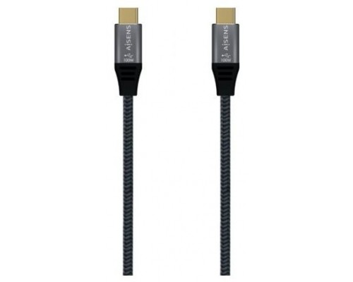 CABLE USB 3.2 AISENS USB 3.2 GEN2x2 ALU 20GBPS 8K30HZ 5A 100W USB-C 0.6M