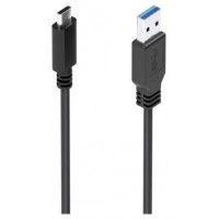 CABLE AISENS USB 3.1 GEN2 10GBPS 3A TIPO USB-C/M-A/M NEGRO 2.0M