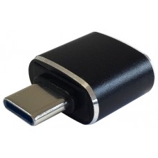 MINI ADAPTADOR AISENS USB 3.1 GEN2 3A TIPO USB-C M-A H NEGRO