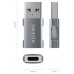 MINI ADAPTADOR AISENS USB 3.2 GEN2 10G 3A USB-C/H-A/M GRIS