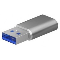 MINI ADAPTADOR AISENS USB 3.2 GEN2 USB 2.03A USB-C/H-A/M GRIS