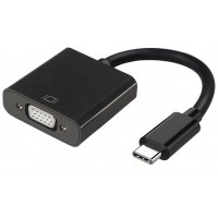 CONVERSOR AISENS USB-C A VGA USB-C M-HDB15 H NEGRO 15CM