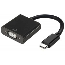 CONVERSOR AISENS USB-C A VGA USB-C M-HDB15 H NEGRO 15CM