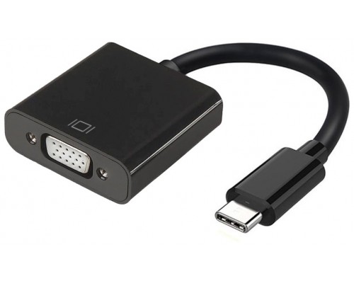 CONVERSOR AISENS USB-C A VGA USB-C M-HDB15 H NEGRO 15CM